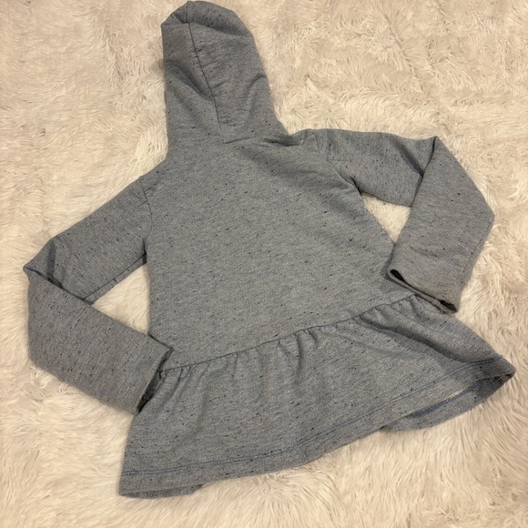 Tucker + Tate Blue metallic zip front - Grey Coat Size 5T - Picture 7 of 9